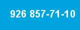 926 857-71-10